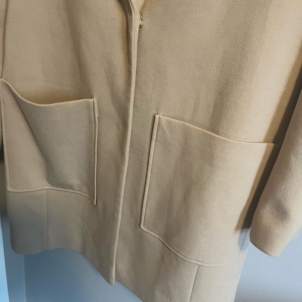 ASOS beautiful camel colour transitional lined coat size 6 neutral - Picture 7 of 12